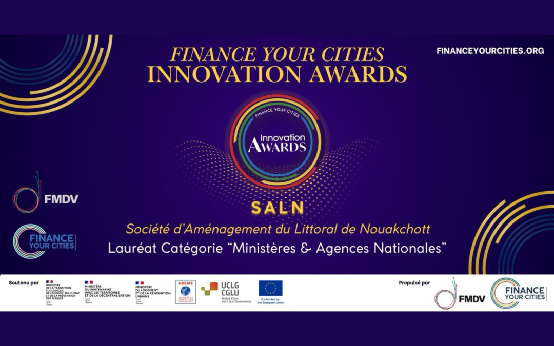 La Société d’Aménagement du Littoral de Nouakchott (SALN) récompensée pour ses innovations en financement climatique au Forum Urbain Mondial au Caire